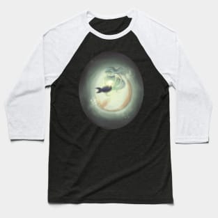 Mermaid and Angler fish Baseball T-Shirt